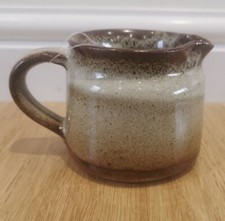 New Milk Jug Brown Grey Cream