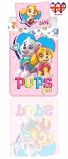 Paw Patrol Duvet Cover & Pillow case ,Baby Toddler Bedding Set, (135X100cm)