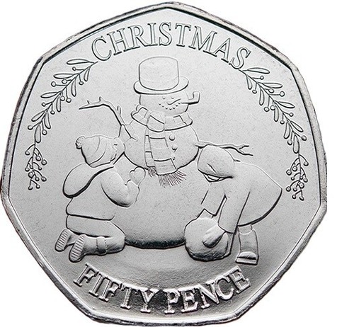 2023 gibraltar christmas 50p - gibraltar,