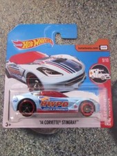 Hot Wheels 2017 #020/365 2014 CORVETTE STINGRAY light blue HW Rescue Police