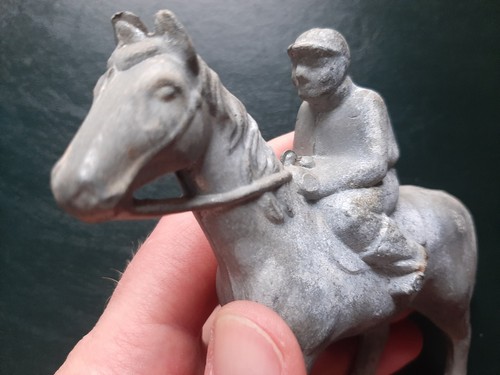 Circa 1920s horse and - rider,