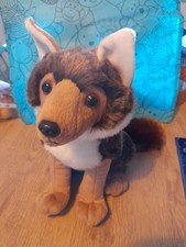 Wildlife Inc 10 Plush Soft Toy Sitting Wolf