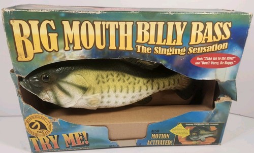 Vtg big mouth billy - big, bass