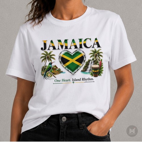 Jamaica shirt heart - jamaica,