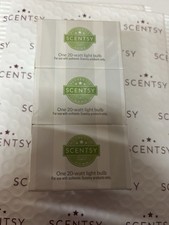Scentsy Warmer 20w  E14 Clear Replacement Bulb - New - Set Of Three