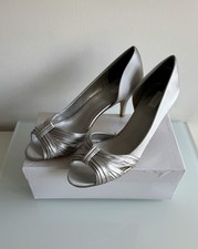 UNTOLD Dorsay Peep 90 Silver