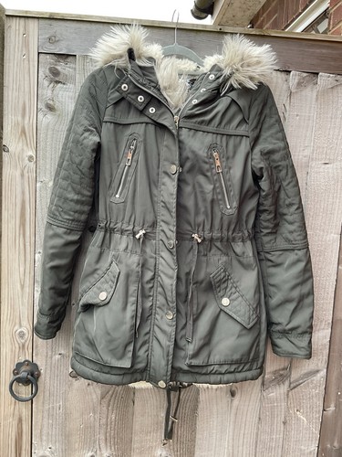 Lipsy khaki parka style jacket - khaki,