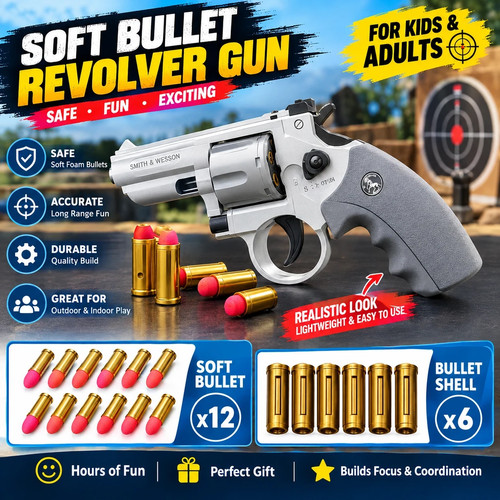 28cm revolver soft bullet - bullet, toys