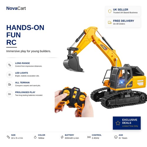 Kids construction toy rc - construction,