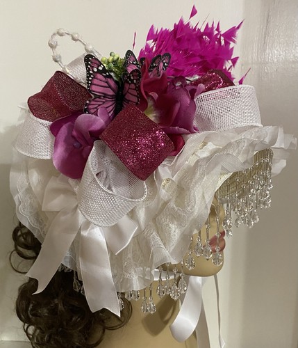 Lolita style bonnet - bonnet, victorian