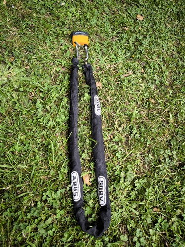 Abus bike chain lock with - bike,