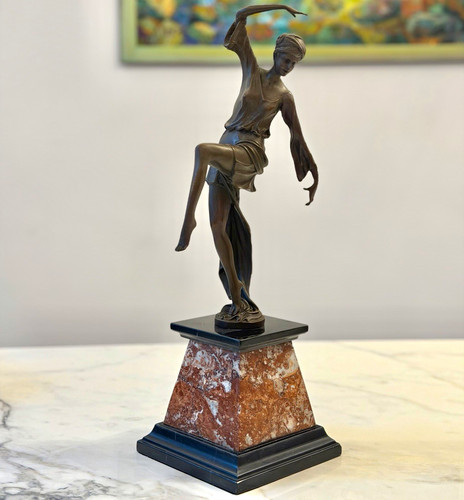 Chiparus art deco bronze - d.h.,