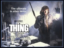 THE THING 1982 quad poster print 30x40"   John Carpenter  Kurt Russell  FREE P&P