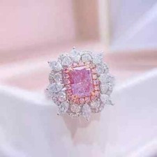 2Ct Emerald Lab-Created Pink