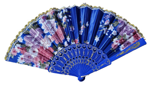 Blue flowers decorative - blue,