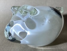 Vintage Avondale Art Glass Pig