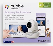 Hubble Nursery Pal Premium 5" Smart Video Baby Monitor -Long Range, Night Vision