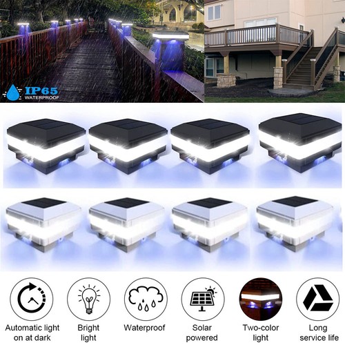 Led solar deck post - led,