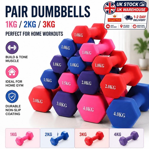 Pair 1kg 2kg 3kg - , dumbbell