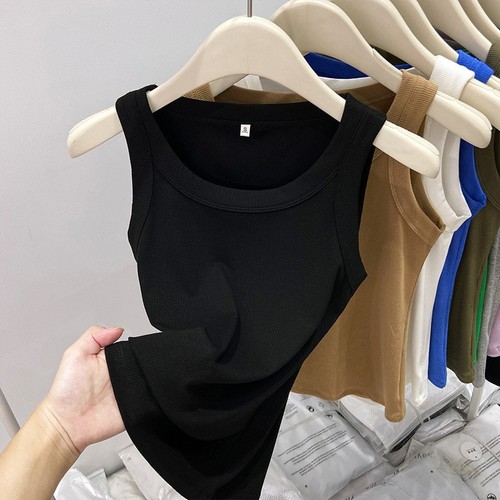 New ladies cotton rich vest - ladies,