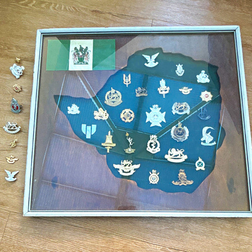 Framed rhodesian military - framed,