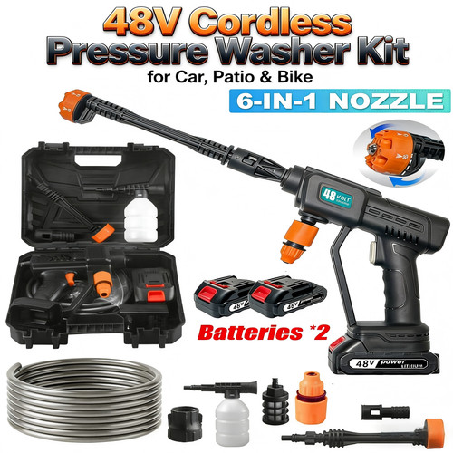 Cordless car pressure washer - cordless,