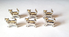 6  CAT METAL  MONOPOLY TOKENS  / PIECES / MOVERS VGC