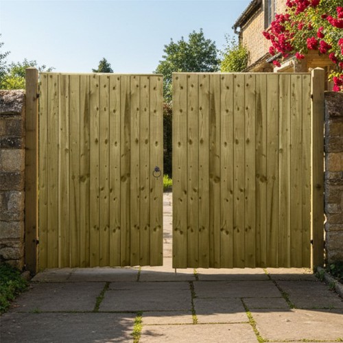 6ft feather edge - edge, driveway