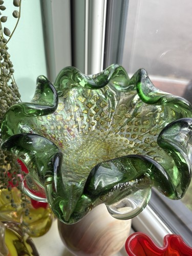 Flavio poli murano green glass - murano,