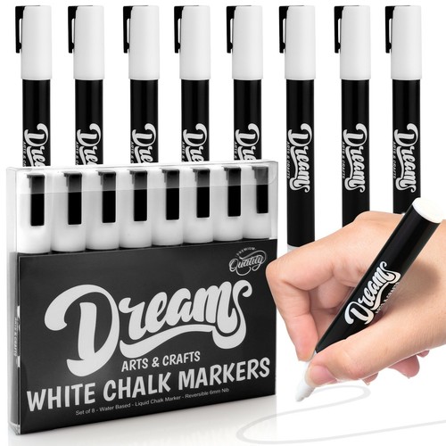 White liquid chalk marker - white,