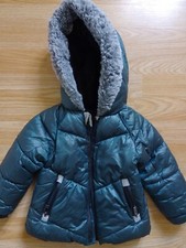 Lola & Maverick Fur Trim Coat Fur Lined 12-18 Months Kids