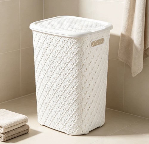 Knitted laundry basket - knitted, 52