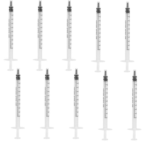 10pcs 1ml plastic - 10pcs,