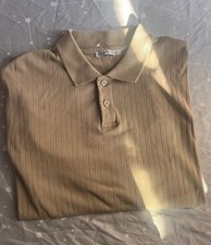 Zara Men's Beige Polo Shirt