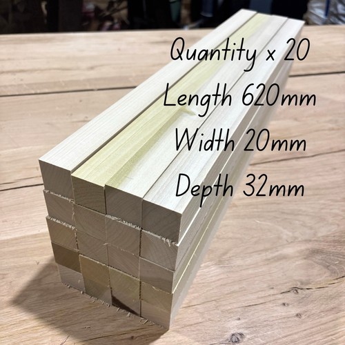 Planed tulipwood offcuts - planed,