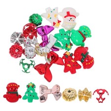  24 Pcs Pumpkin Beads for Bracelets Charm Shaped Large Hole Christmas Spacer