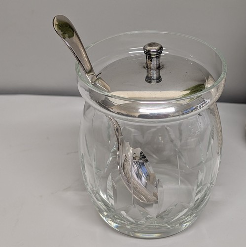 Yeoman silver plate cut - silver, glass