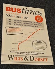 Wilts & Dorset Bus Timetable