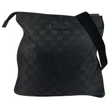 GUCCI GG Black Nylon Crossbody