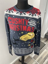 Only Fools & Horses Cushty Christmas Sweater Jumper Size S Chest 38