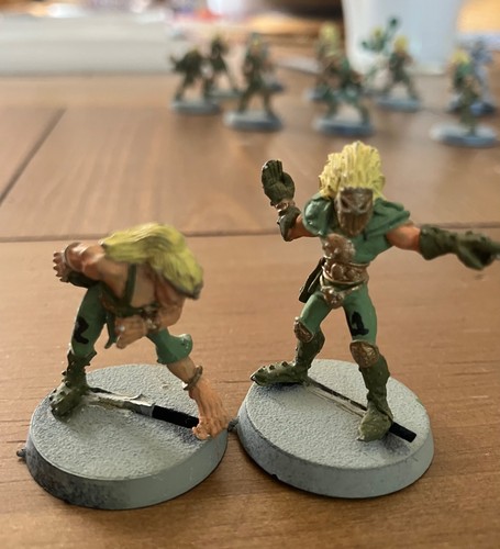 Bloodbowl painted metal wood - bloodbowl,