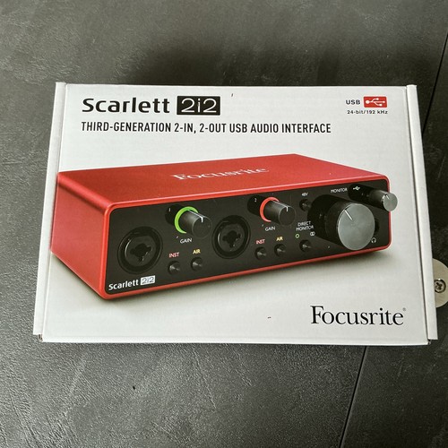 Focusrite scarlett 2i2 - scarlett,