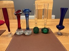 6x Bud Vases