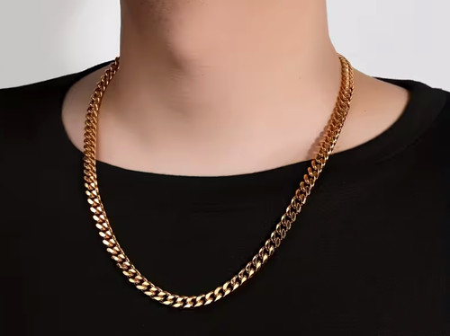 7mm cuban link 18k gold - cuban,