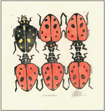 FIVE LADYBUGS + ONE = 6