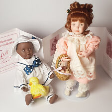 Porcelain Mini Dolls "Peaches & Cream, Camera Shy Chloe" by The Ashton-Drake -32