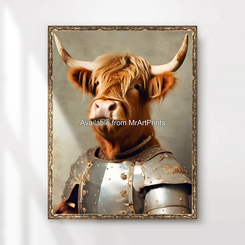 Highland cow suit armour - cow,