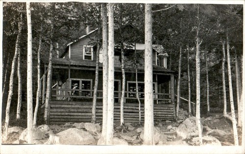 Log cabin among very - log,