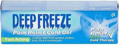 Deep freeze pain relief cold - freeze,