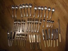 VINTAGE EPNS CUTLERY JAMES WALKER SELECTION + OTHERS 49 pieces